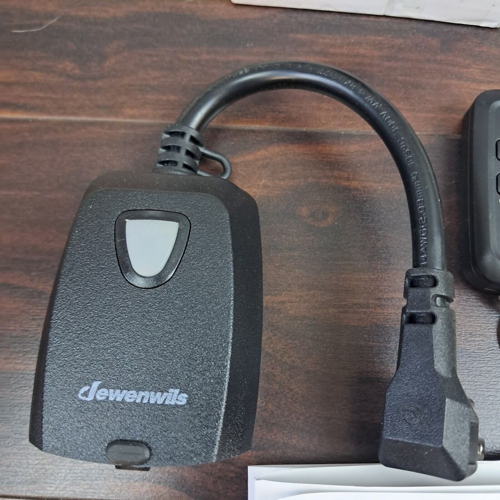 DEWENWILS Outdoor‎ Remote Control Dimmer for String Lights Weatherproof Open Box - Picture 2 of 7